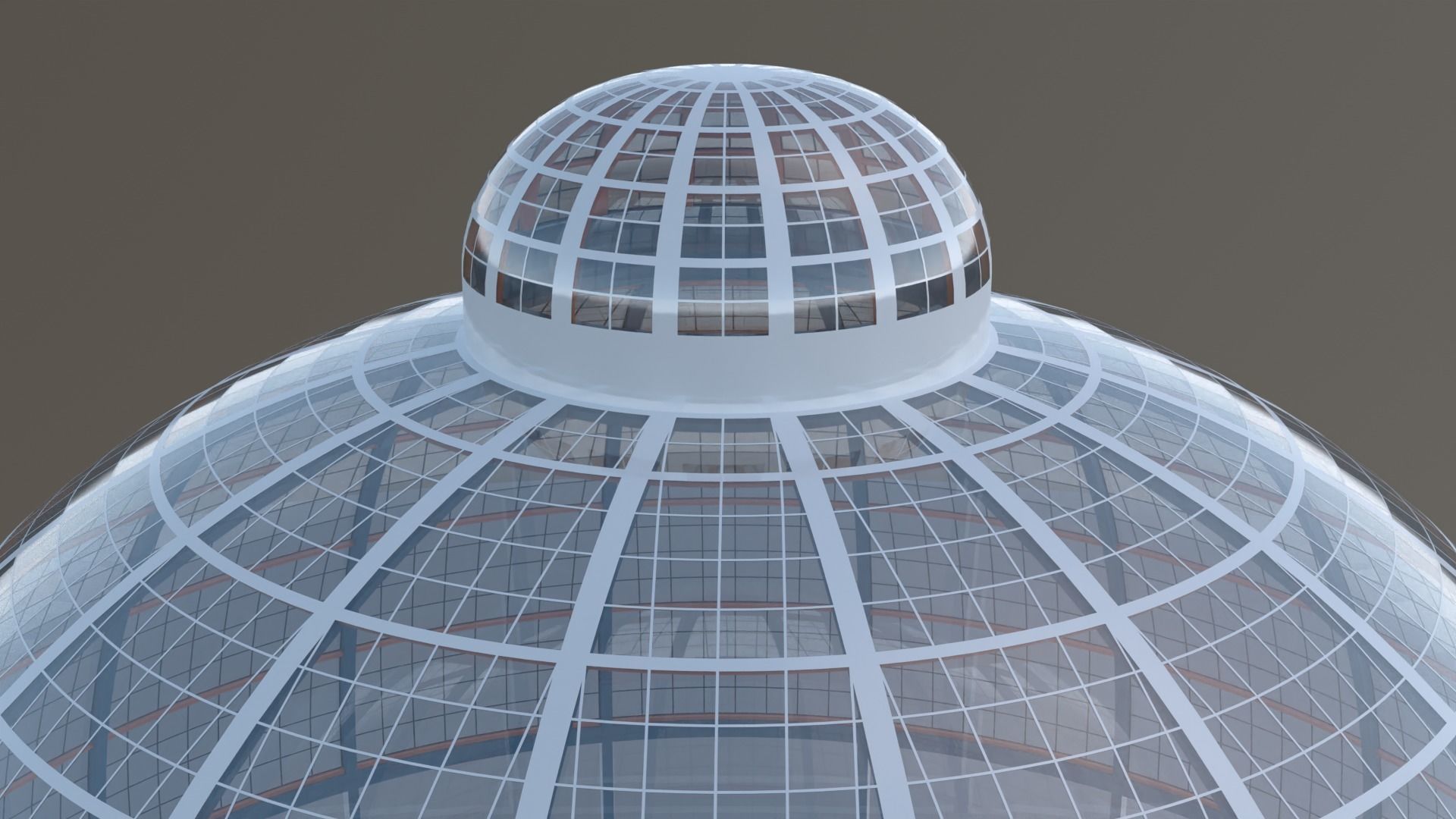 Dome building 3D model_9