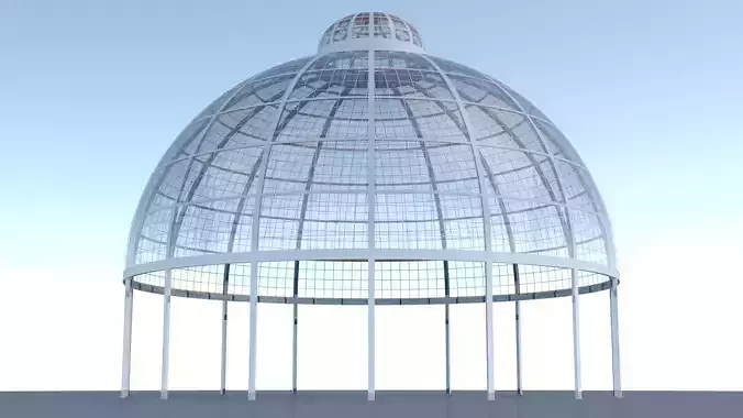 Dome building 3D model