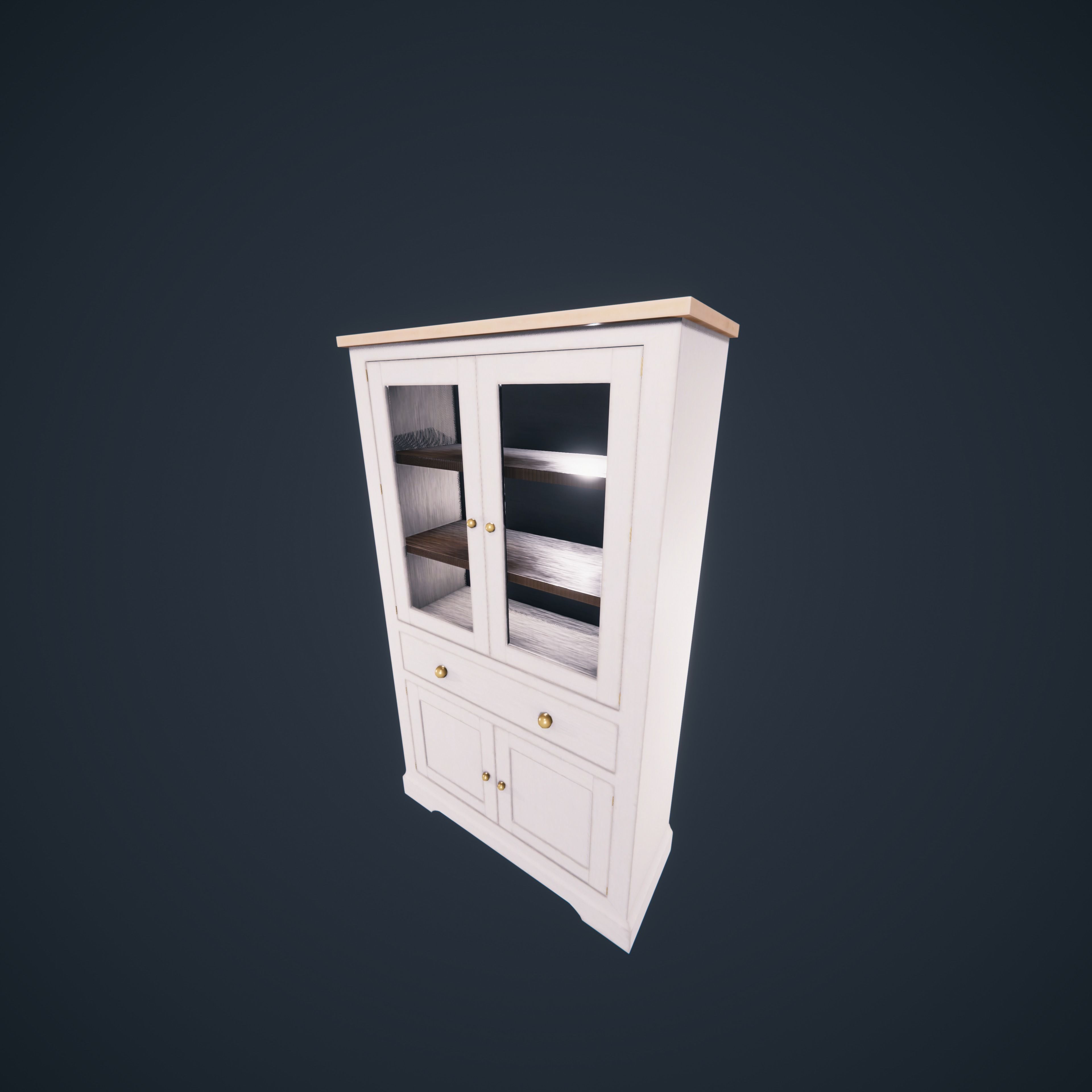 Cabinet SchoolRoom HDRP Low-poly 3D model_1