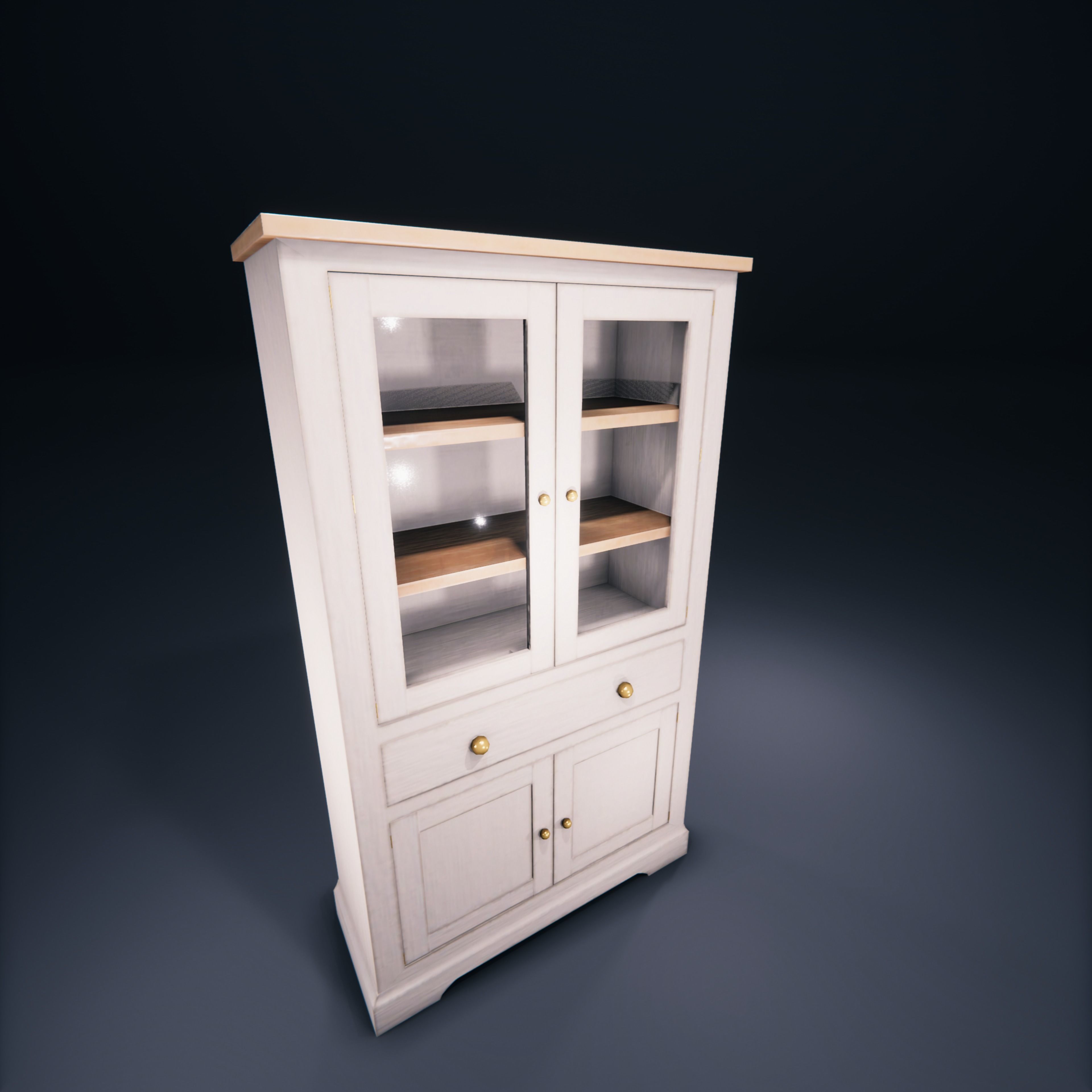 Cabinet SchoolRoom HDRP Low-poly 3D model_9