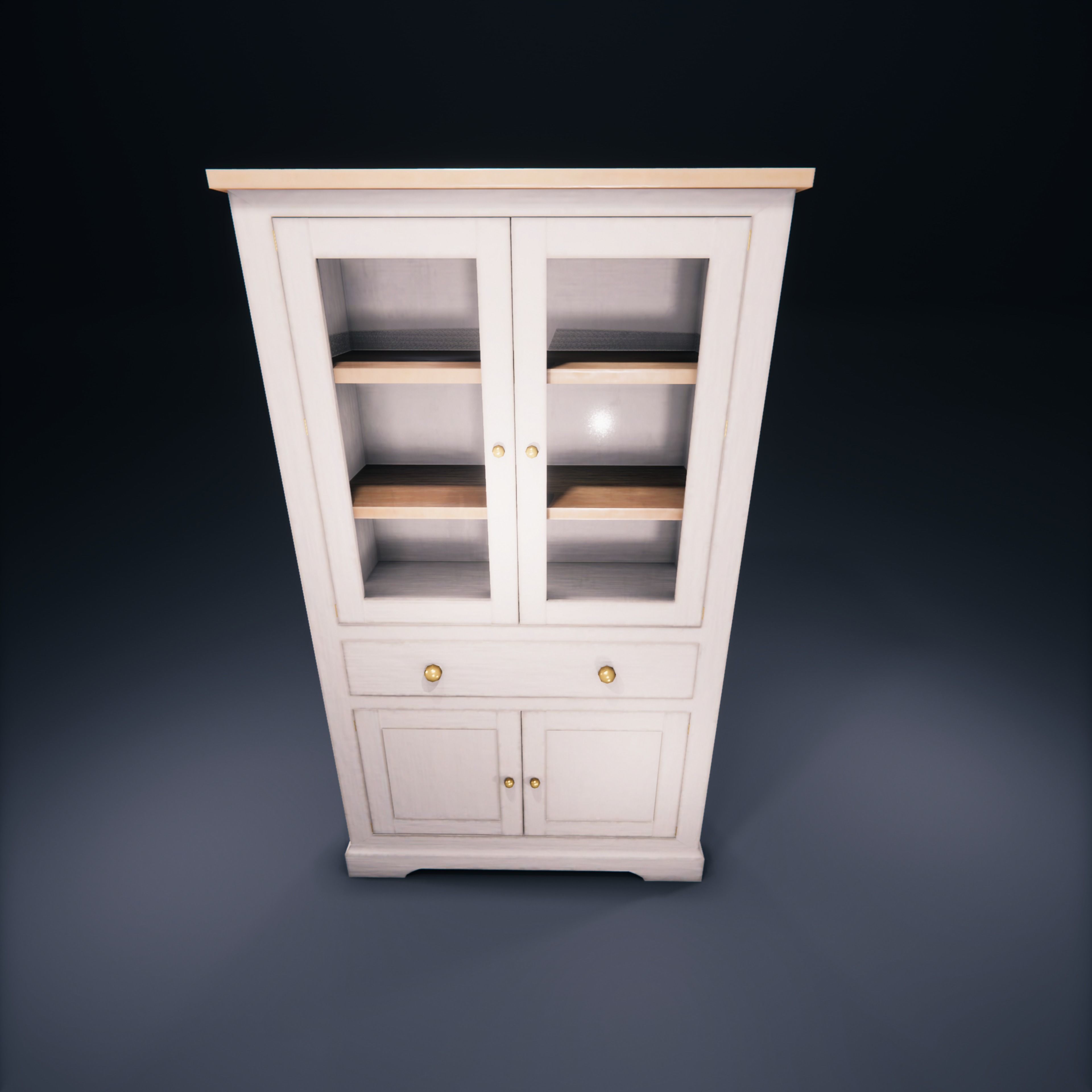 Cabinet SchoolRoom HDRP Low-poly 3D model_3