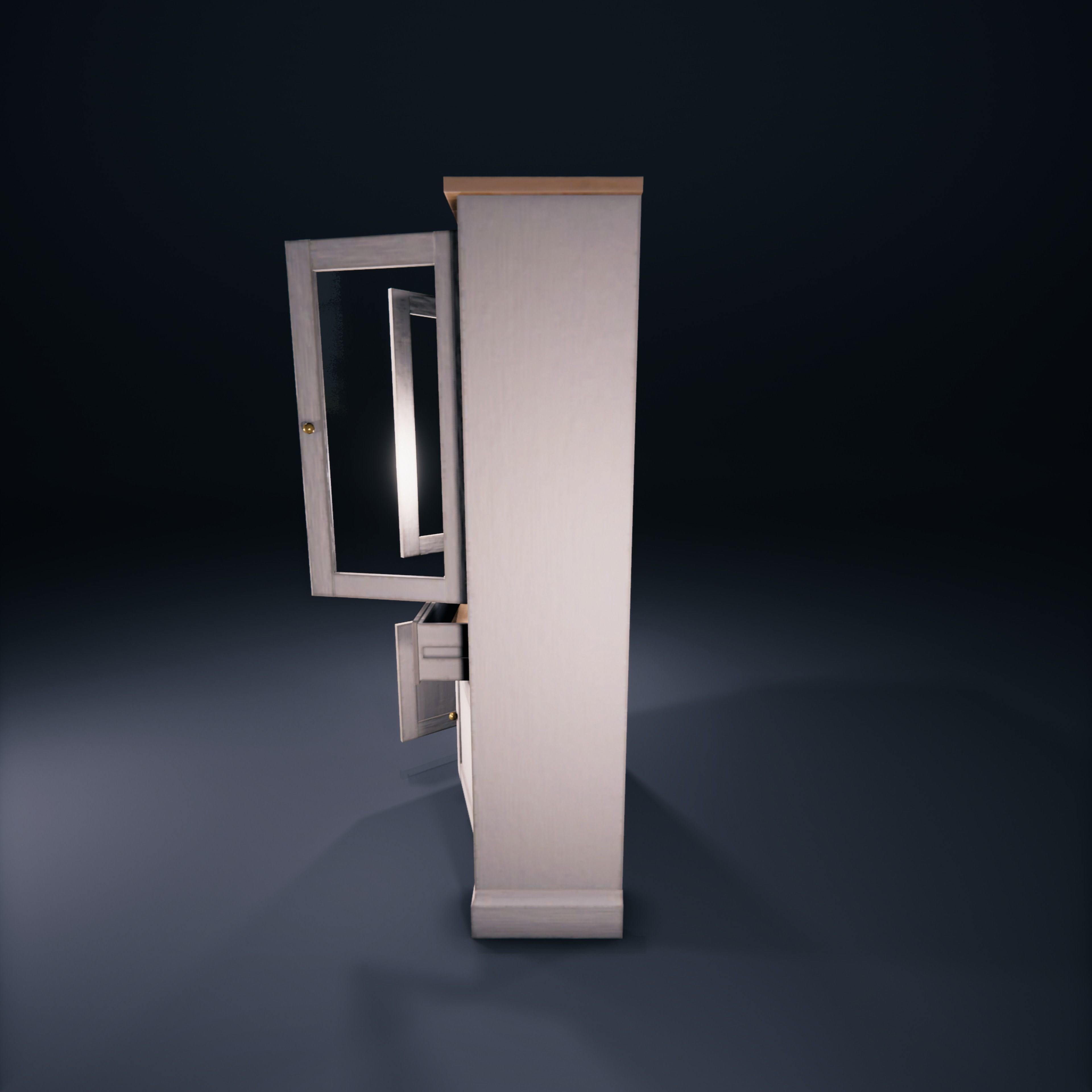 Cabinet SchoolRoom HDRP Low-poly 3D model_6