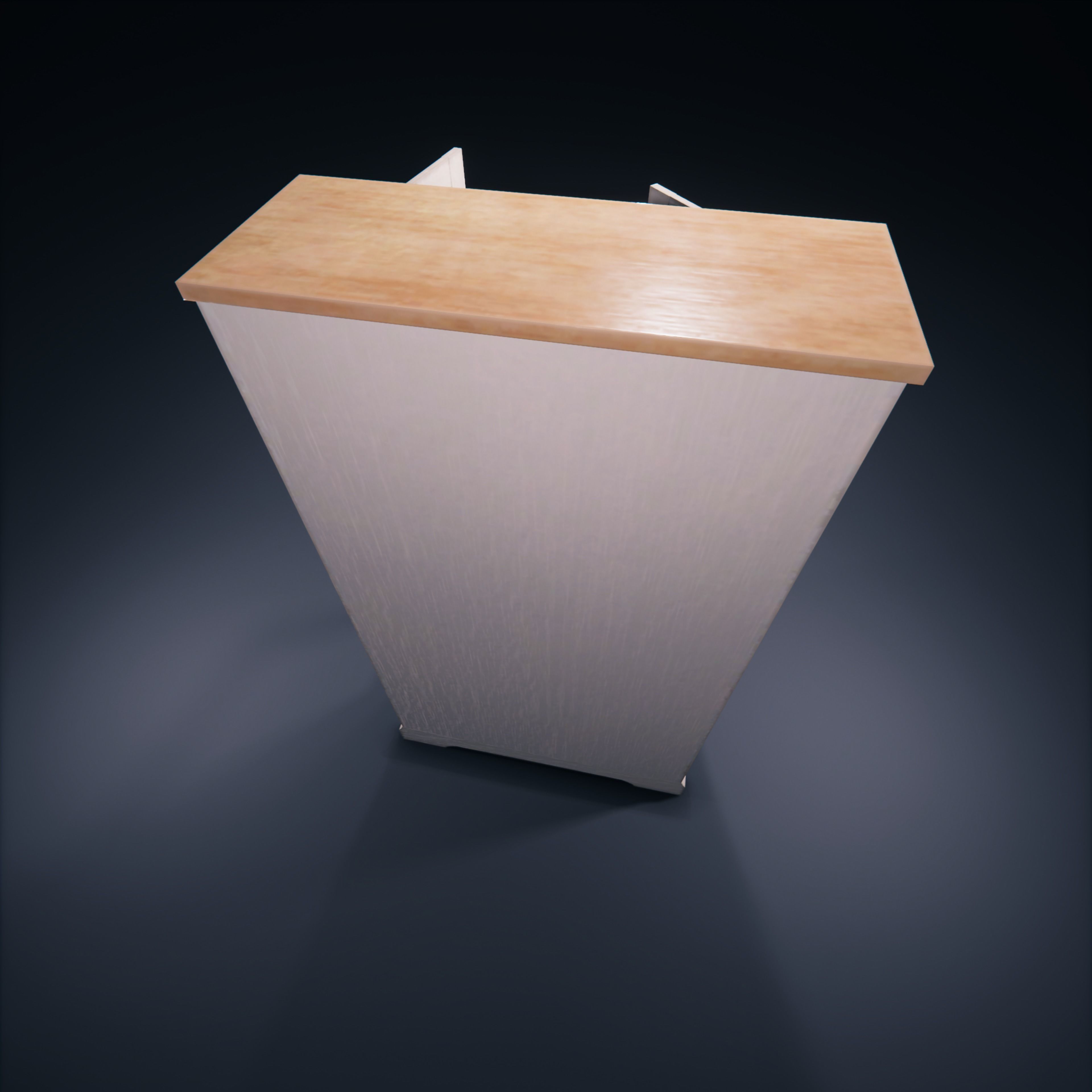 Cabinet SchoolRoom HDRP Low-poly 3D model_7