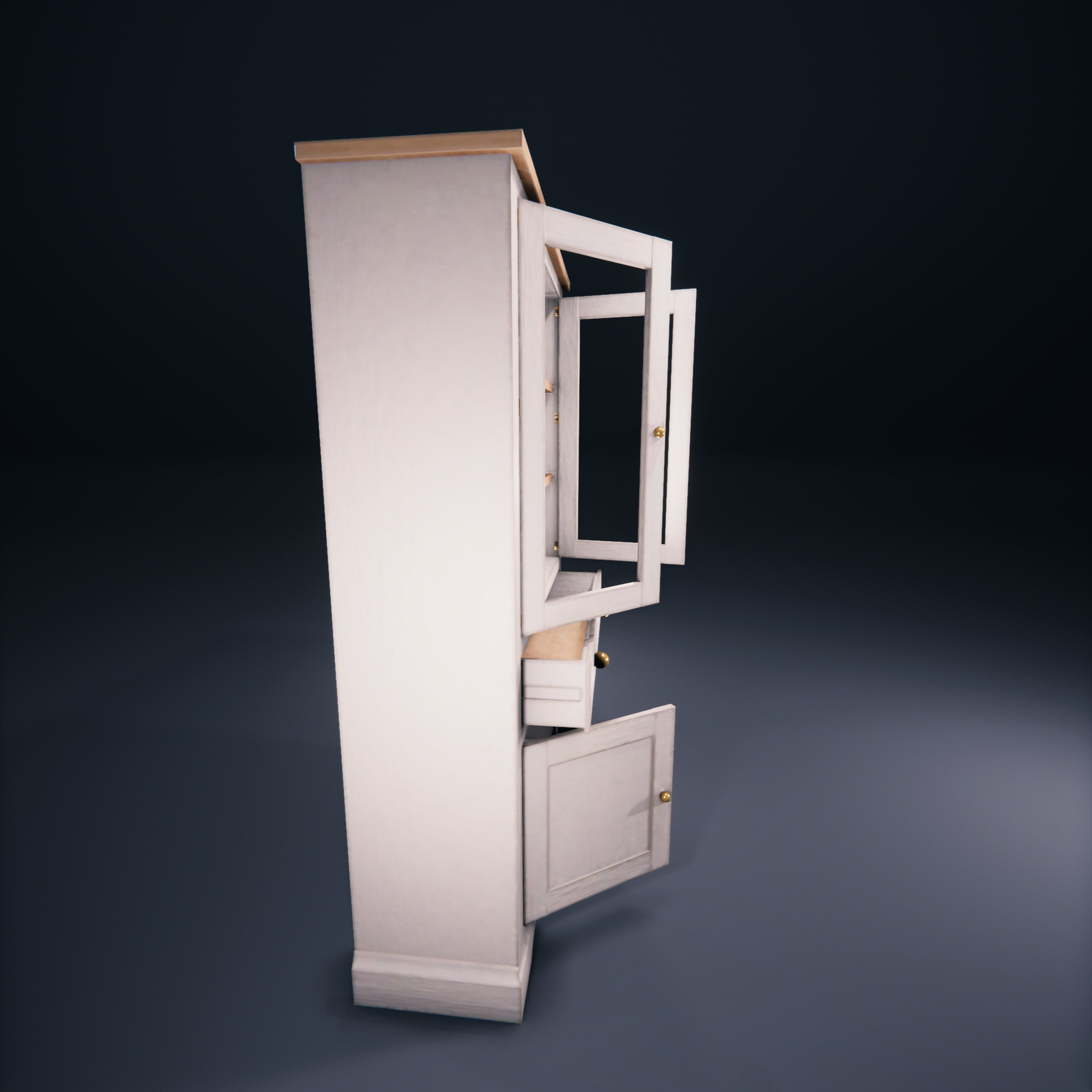 Cabinet SchoolRoom HDRP Low-poly 3D model_8