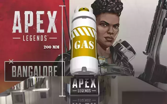 Apex Legends Bangalore Gas grenade for 3d printing 3D print model