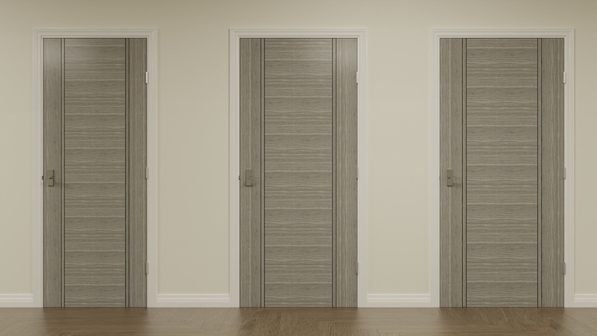 Seattle Interior Door Set Low-poly 3D model_12