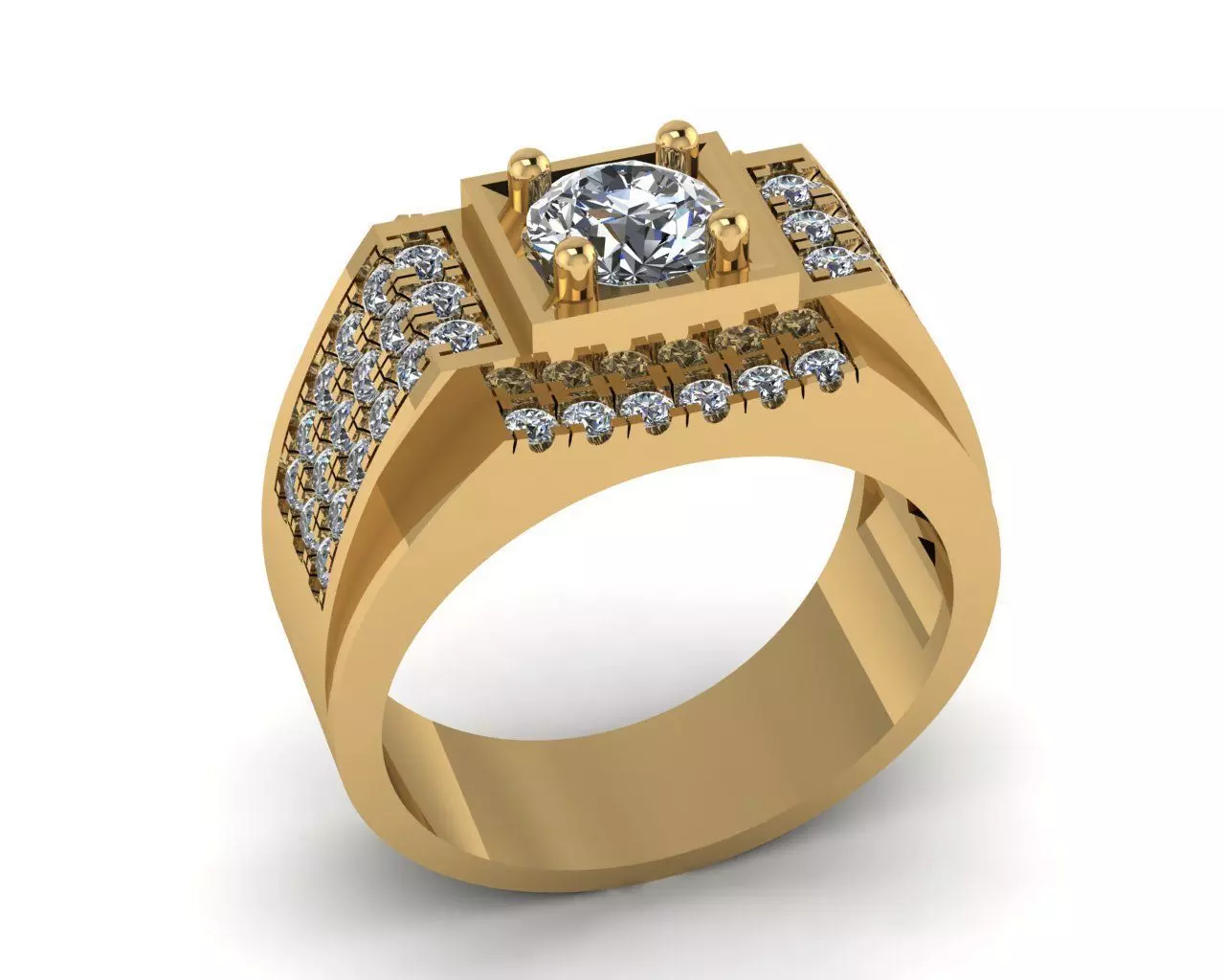 Rings 3D print model_0