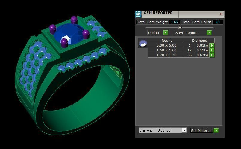 Rings 3D print model_4