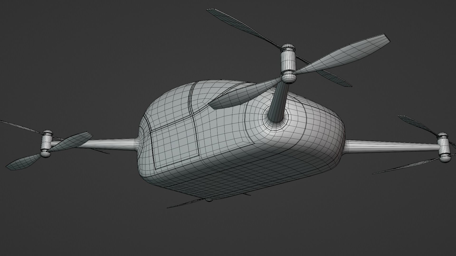 Passenger drone concept 5 3D model_6