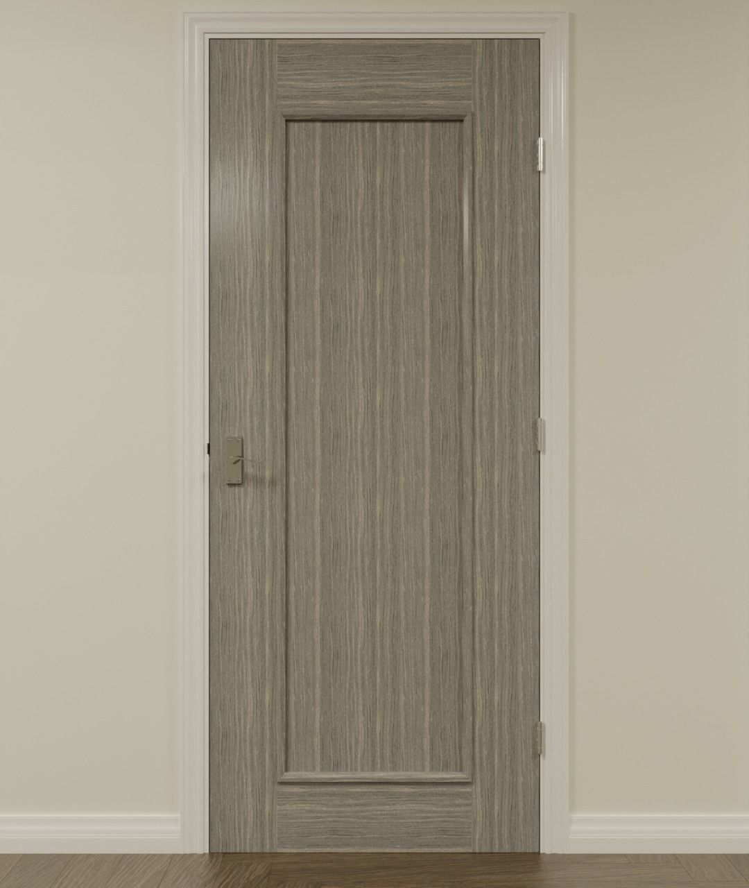 Shaker Interior Door Set Low-poly 3D model_9