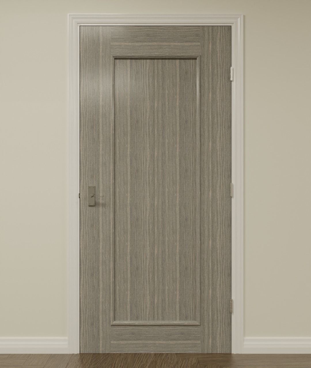 Shaker Interior Door Set Low-poly 3D model_6