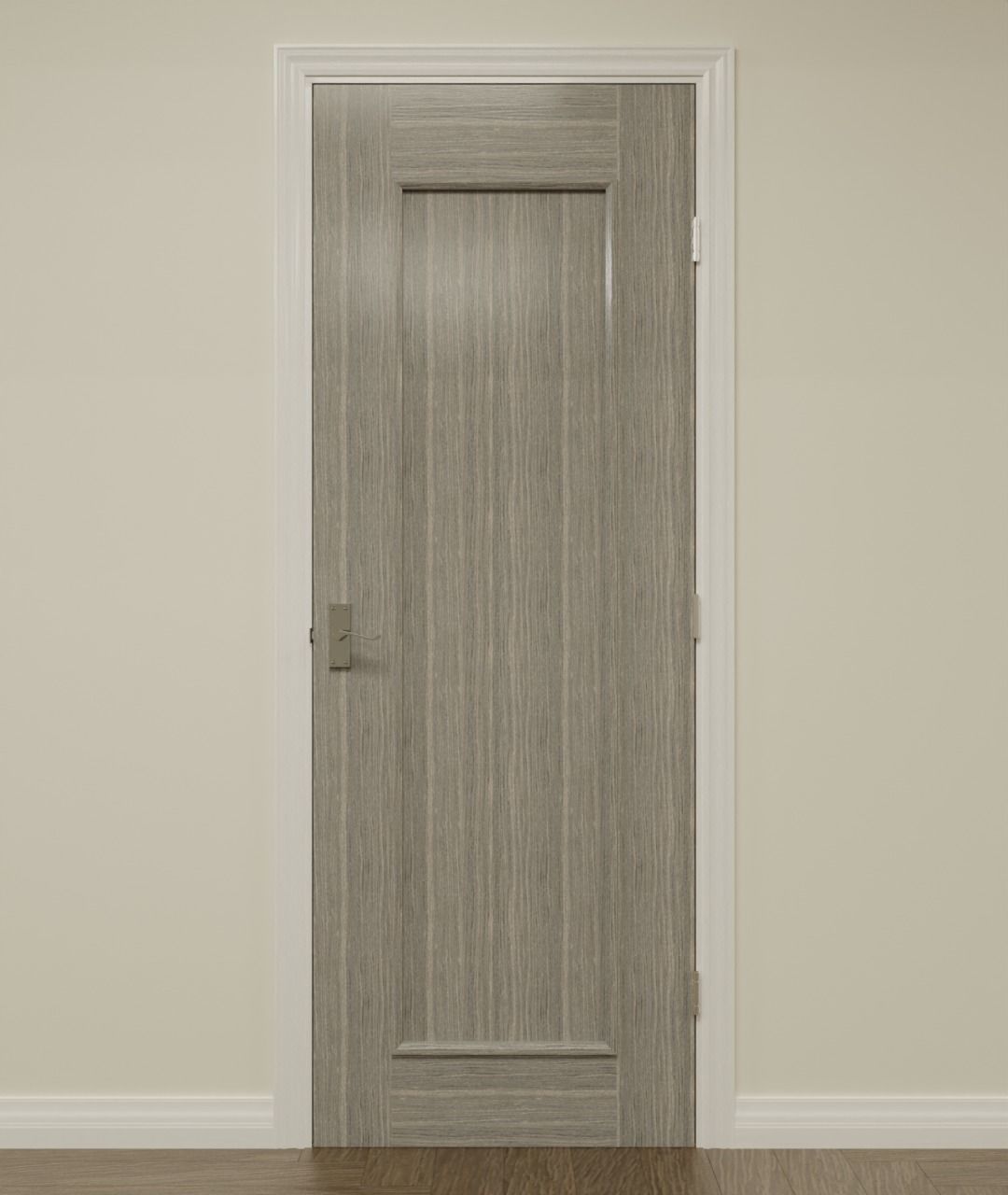 Shaker Interior Door Set Low-poly 3D model_3