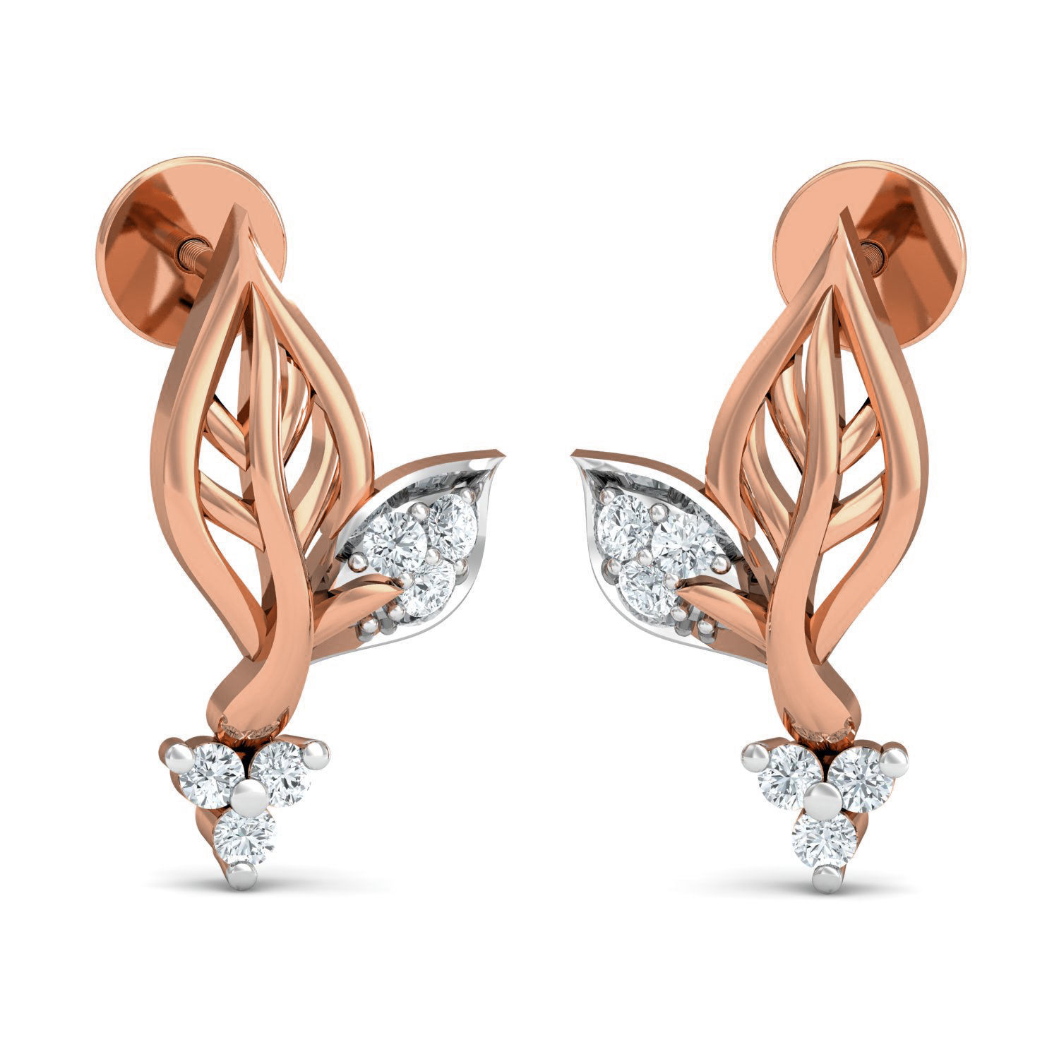 Women Pendant Earrings set 3dm render details 3D print model_1