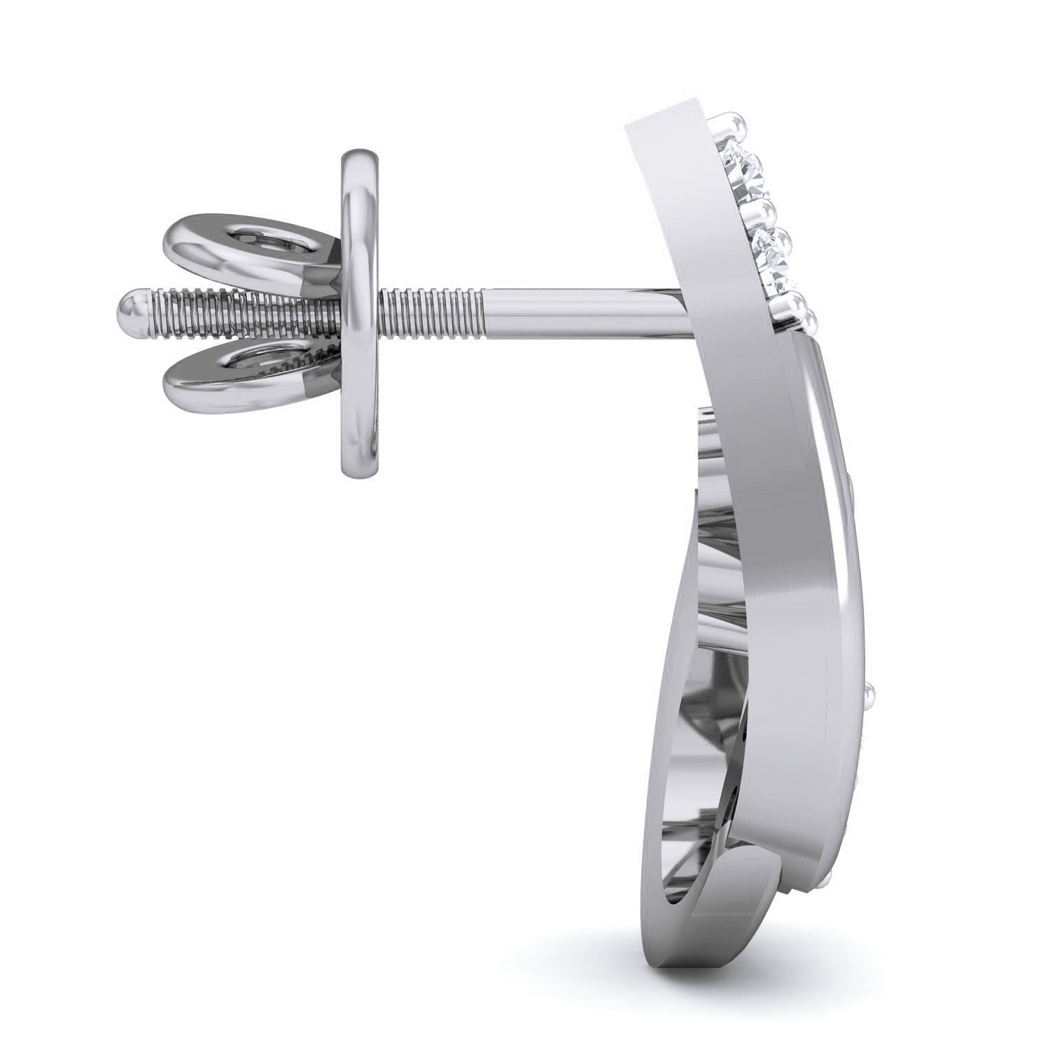 Women Pendant Earrings set 3dm render details 3D print model_18