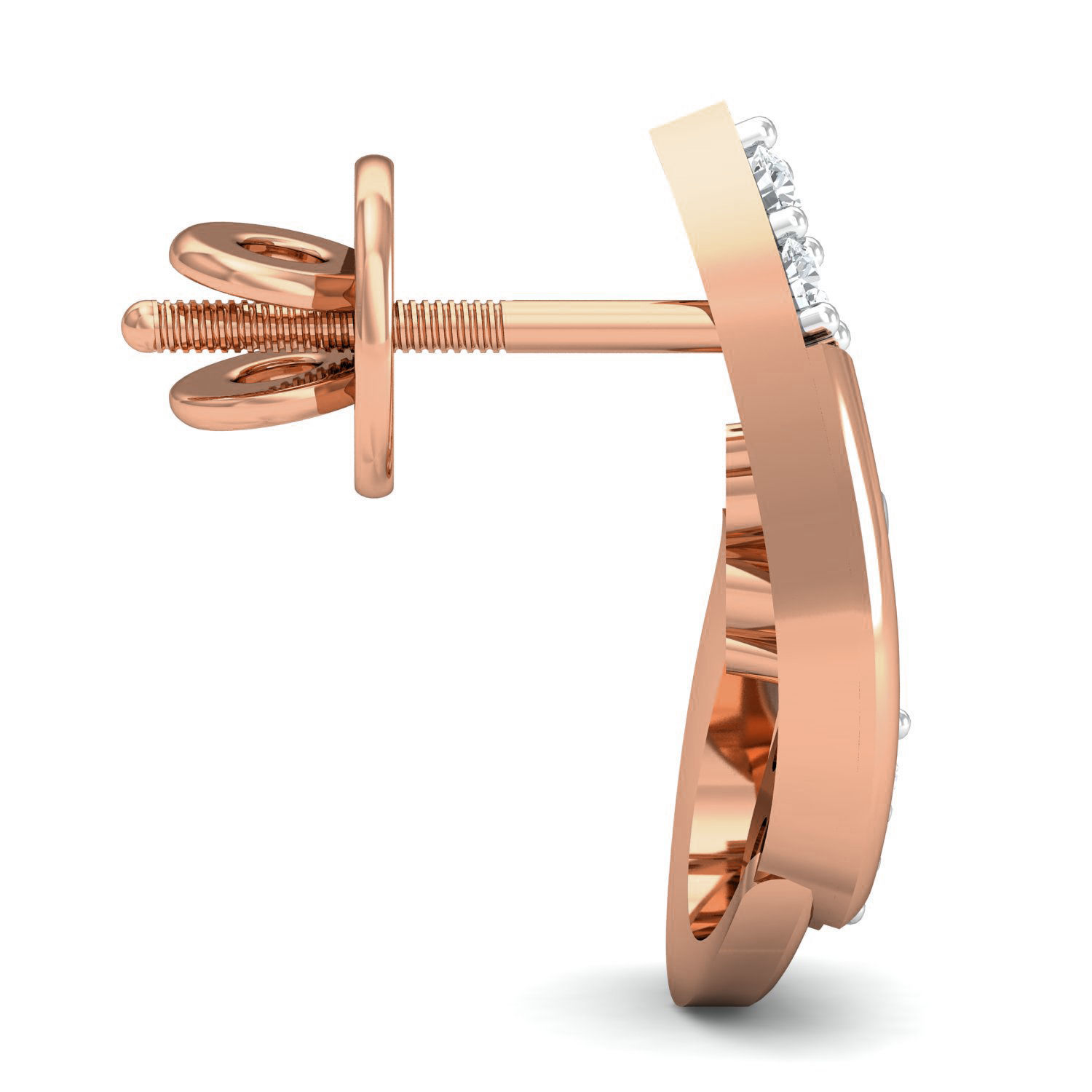 Women Pendant Earrings set 3dm render details 3D print model_19