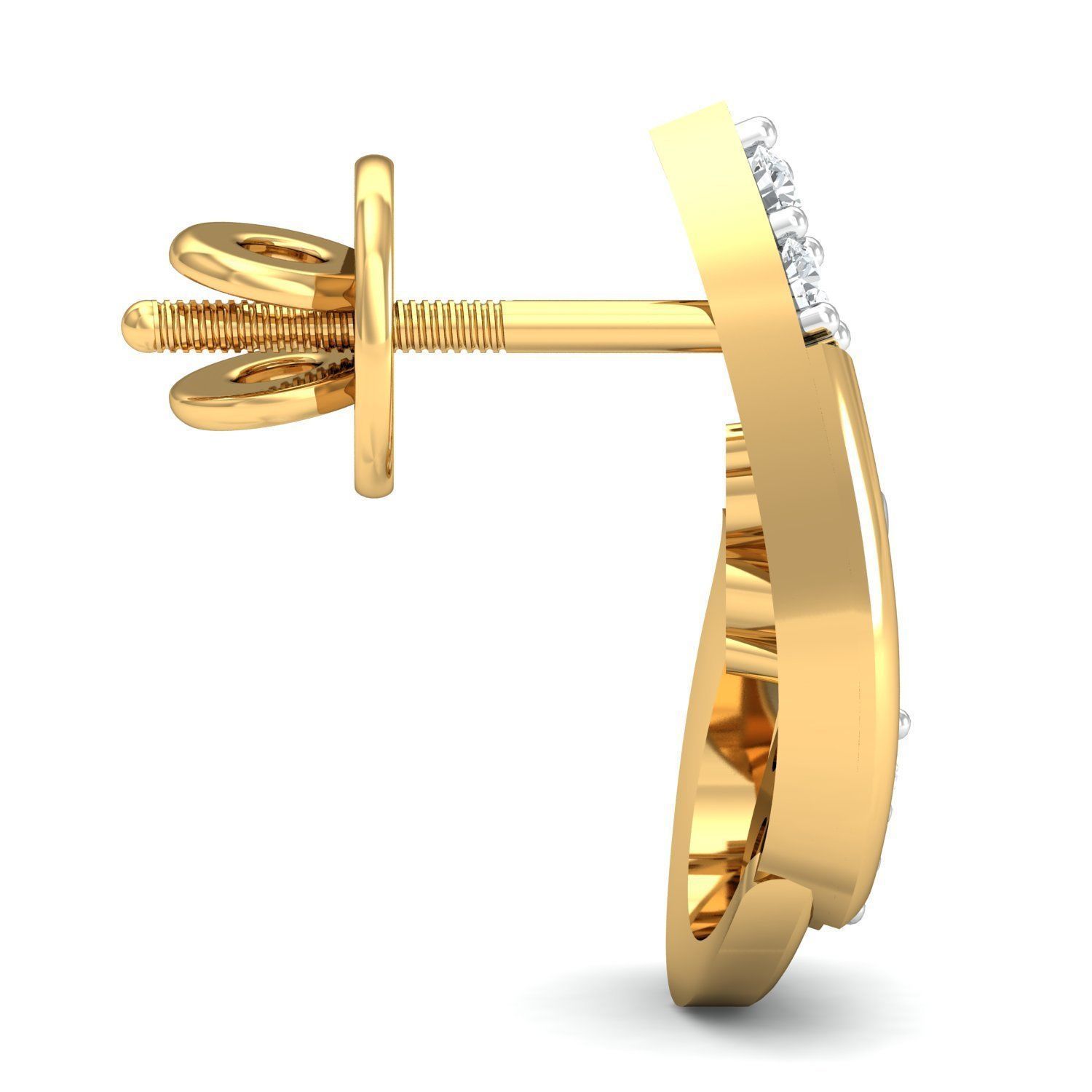 Women Pendant Earrings set 3dm render details 3D print model_20