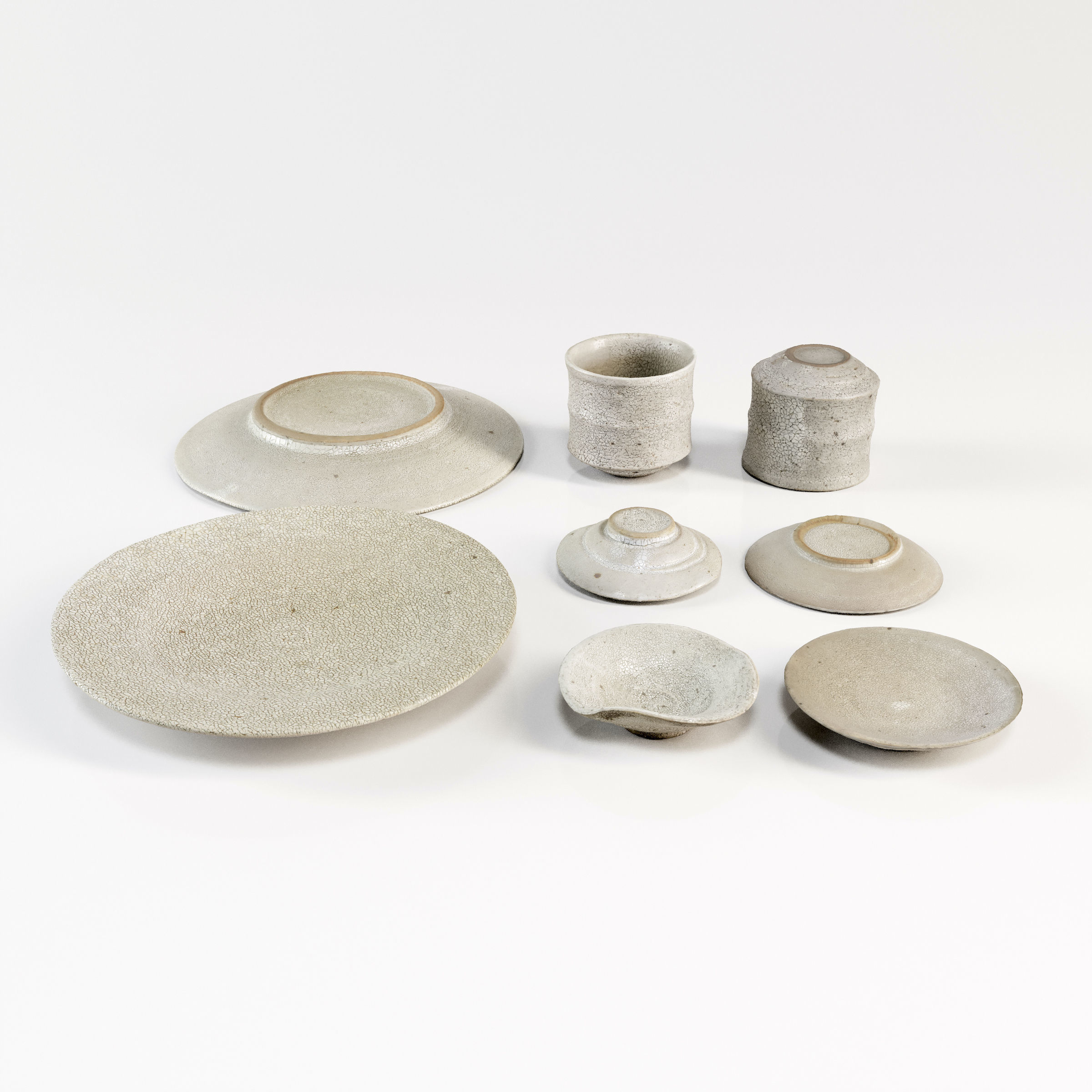 Japanese Tableware Bundle 3D Model Collection_15