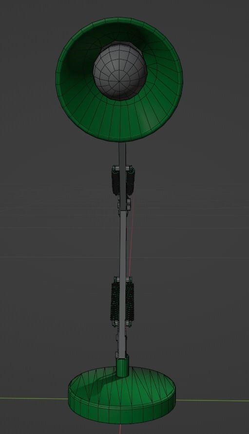 Lamp desk Office Classroom HDRP Low-poly 3D model_8