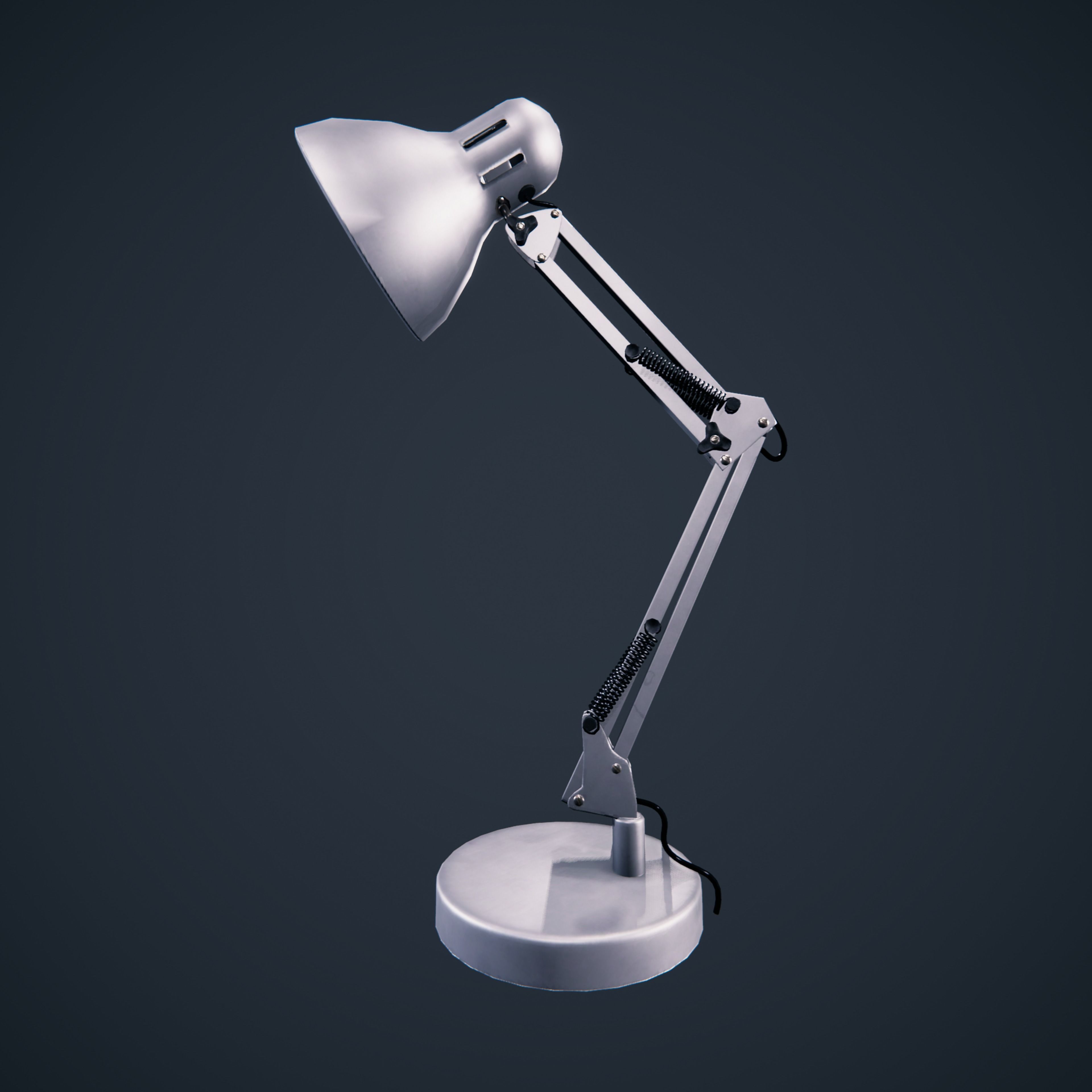 Lamp desk Office Classroom HDRP Low-poly 3D model_2
