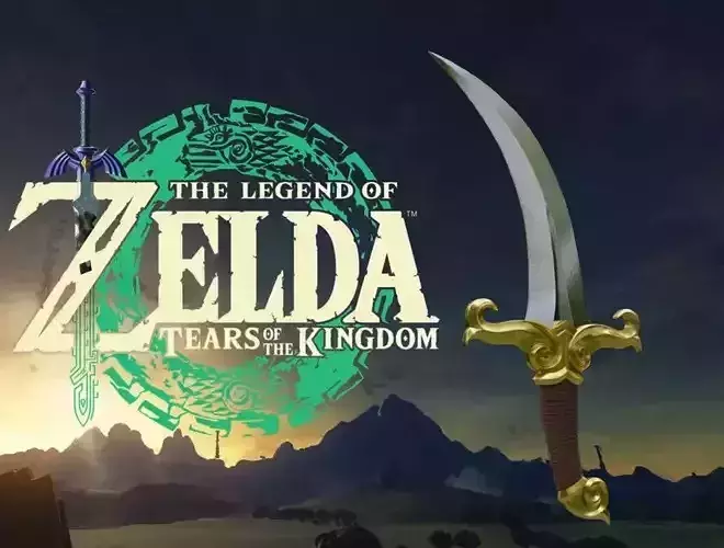 Ganon Dagger Legends Of Zelda Tears og The Kingdom  3D print model