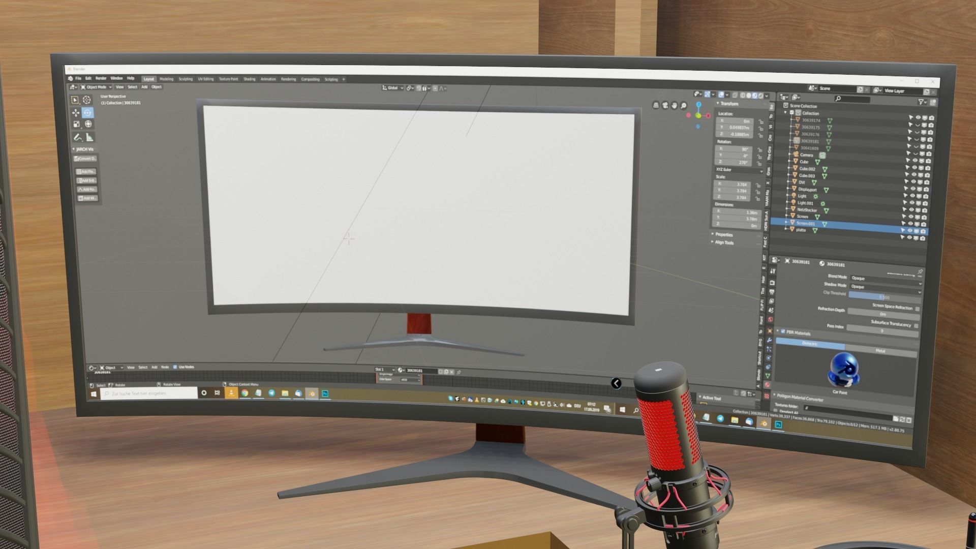 Gaming Computer Setup 3D model_7