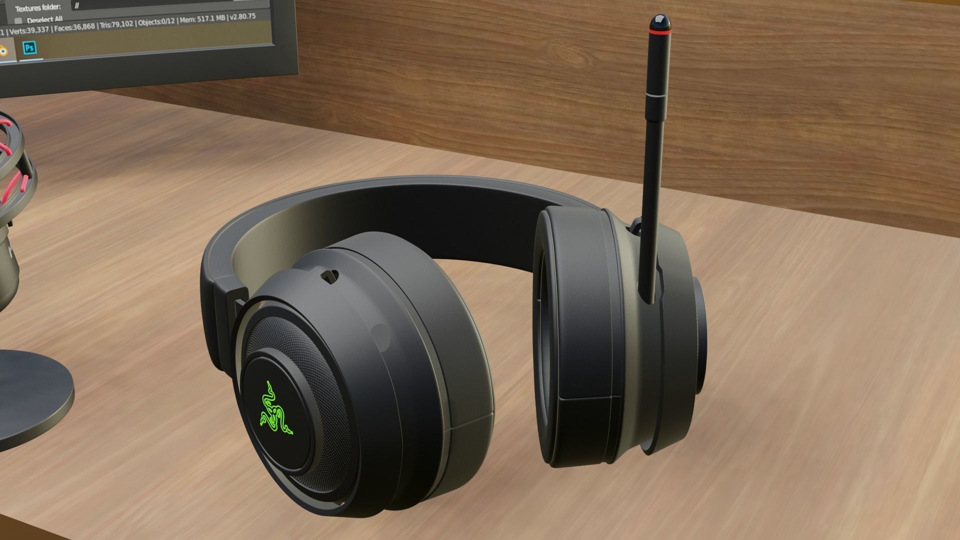 Gaming Computer Setup 3D model_5