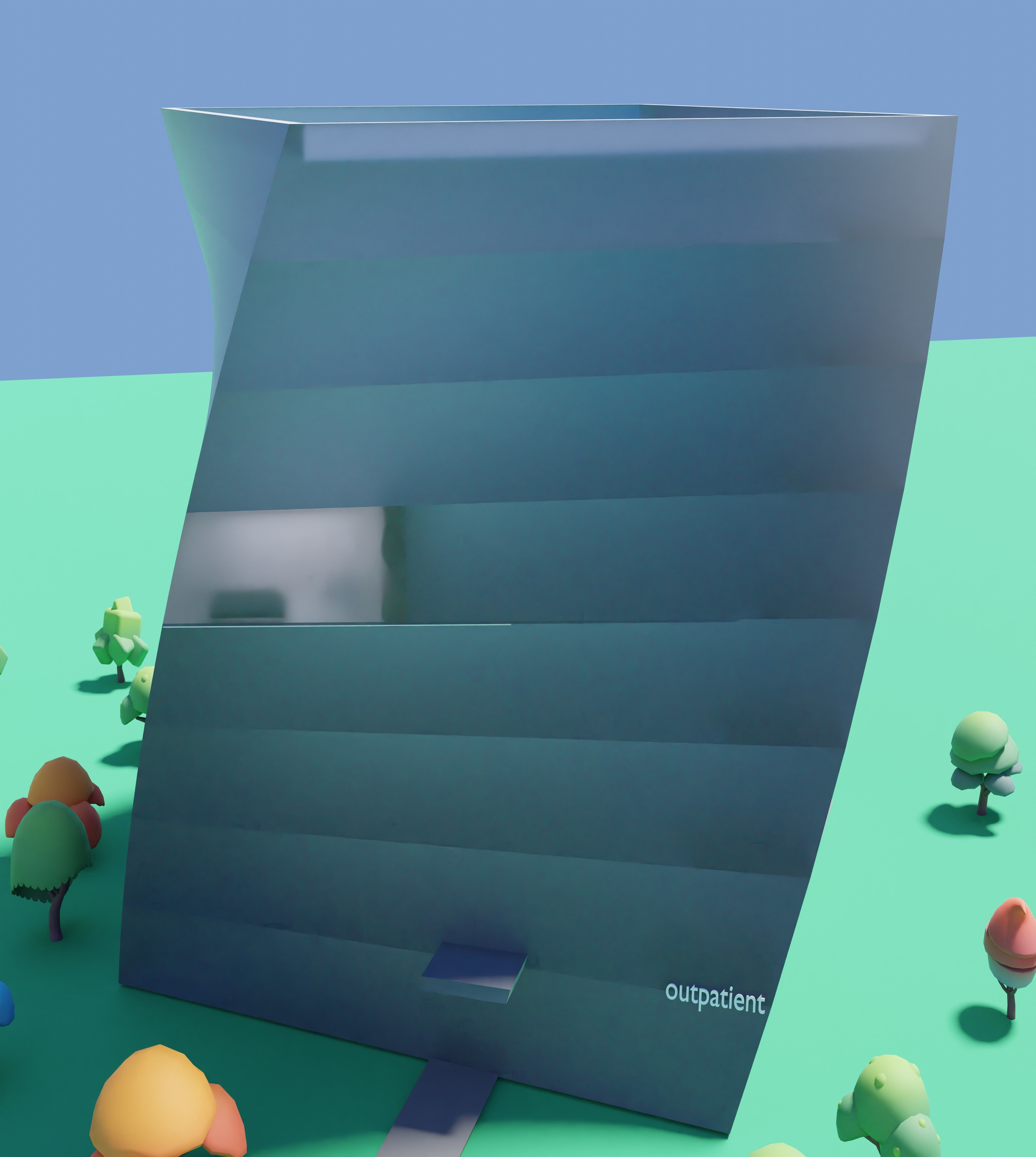 A beautiful Low poly Virtual City for Games and Websites Low-poly 3D model_15