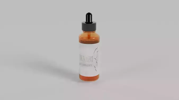 Cosmetic Oil Serum Dropper Bottle