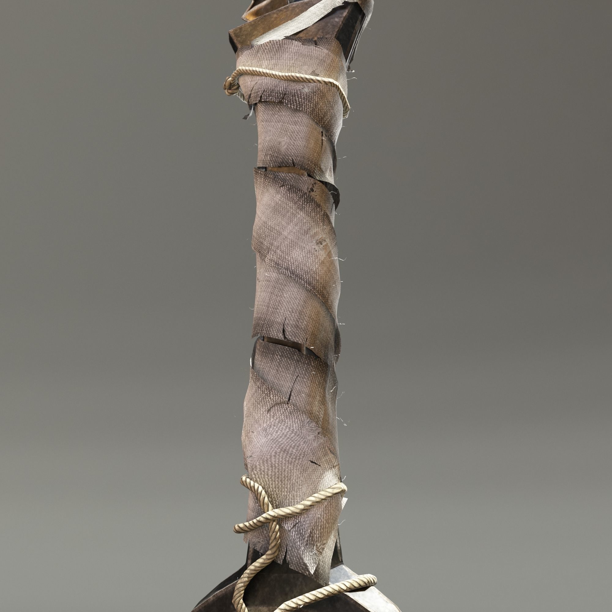 Kunai 2on1 normal and bloody textures 3D model_8