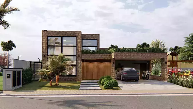 UN4QD - Modern House - Skp 2013 - Lumion 12