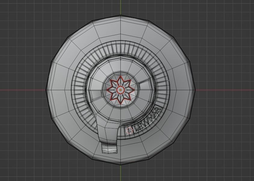Sailboat deck winch - Lewmar 46ST 3D model_9