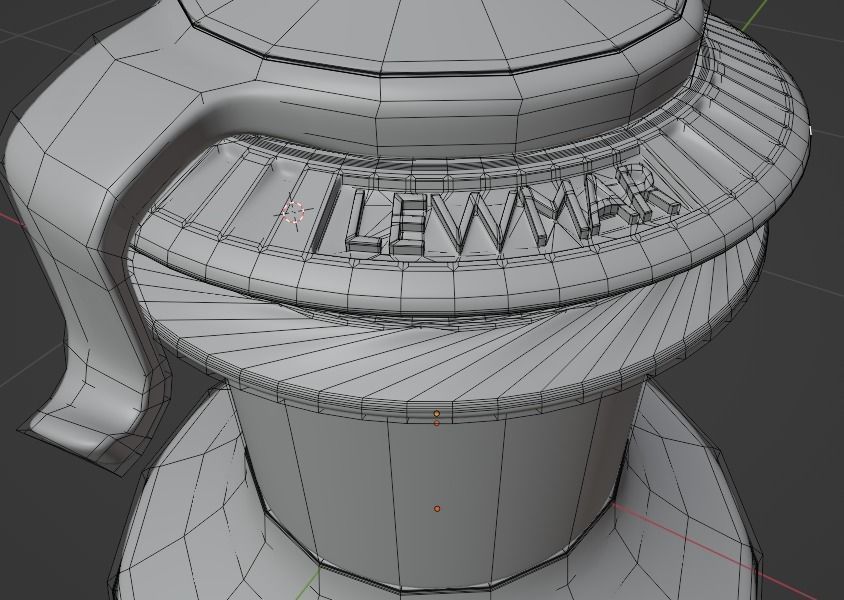Sailboat deck winch - Lewmar 46ST 3D model_7