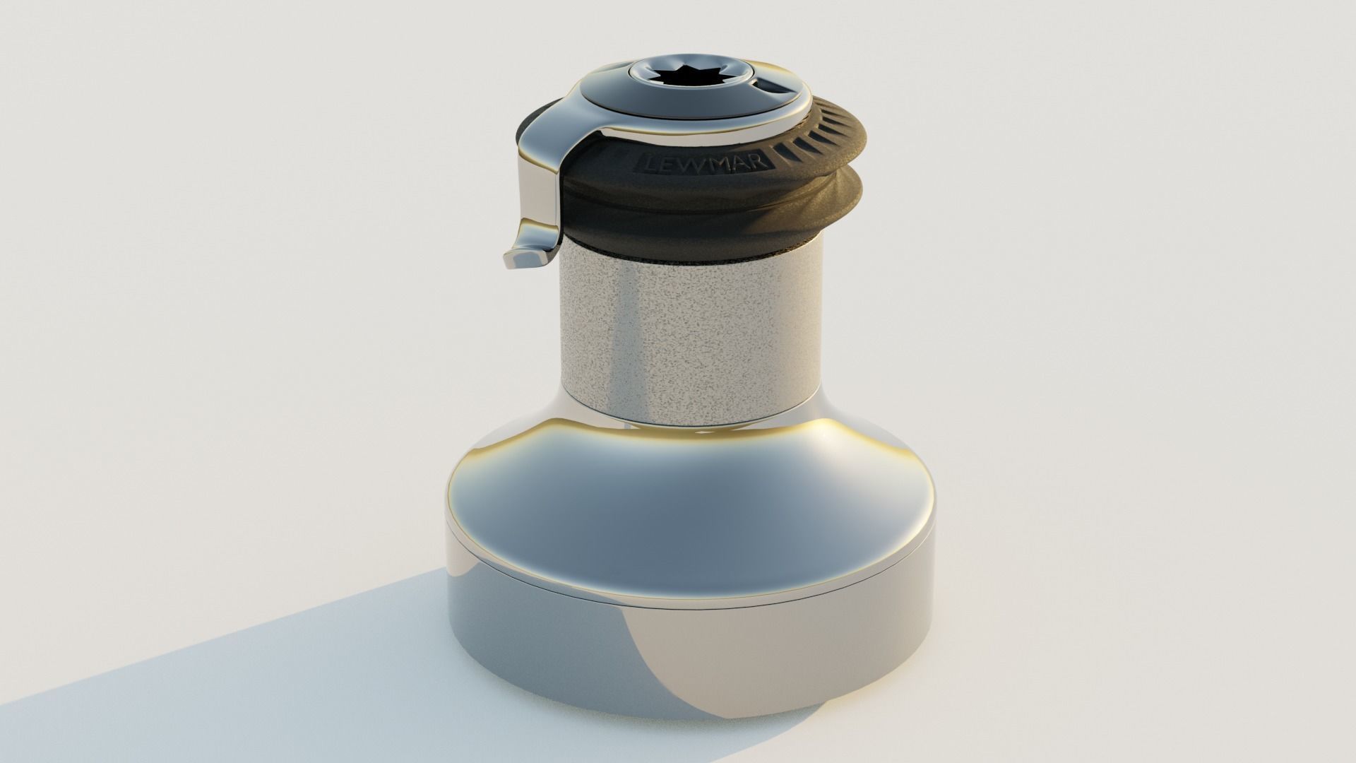 Sailboat deck winch - Lewmar 46ST 3D model_3