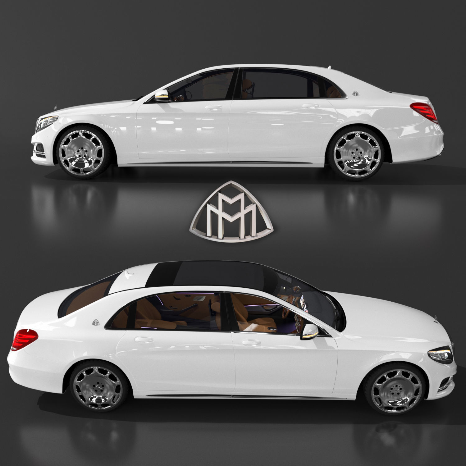 Mercedes Maybach 3D model_1