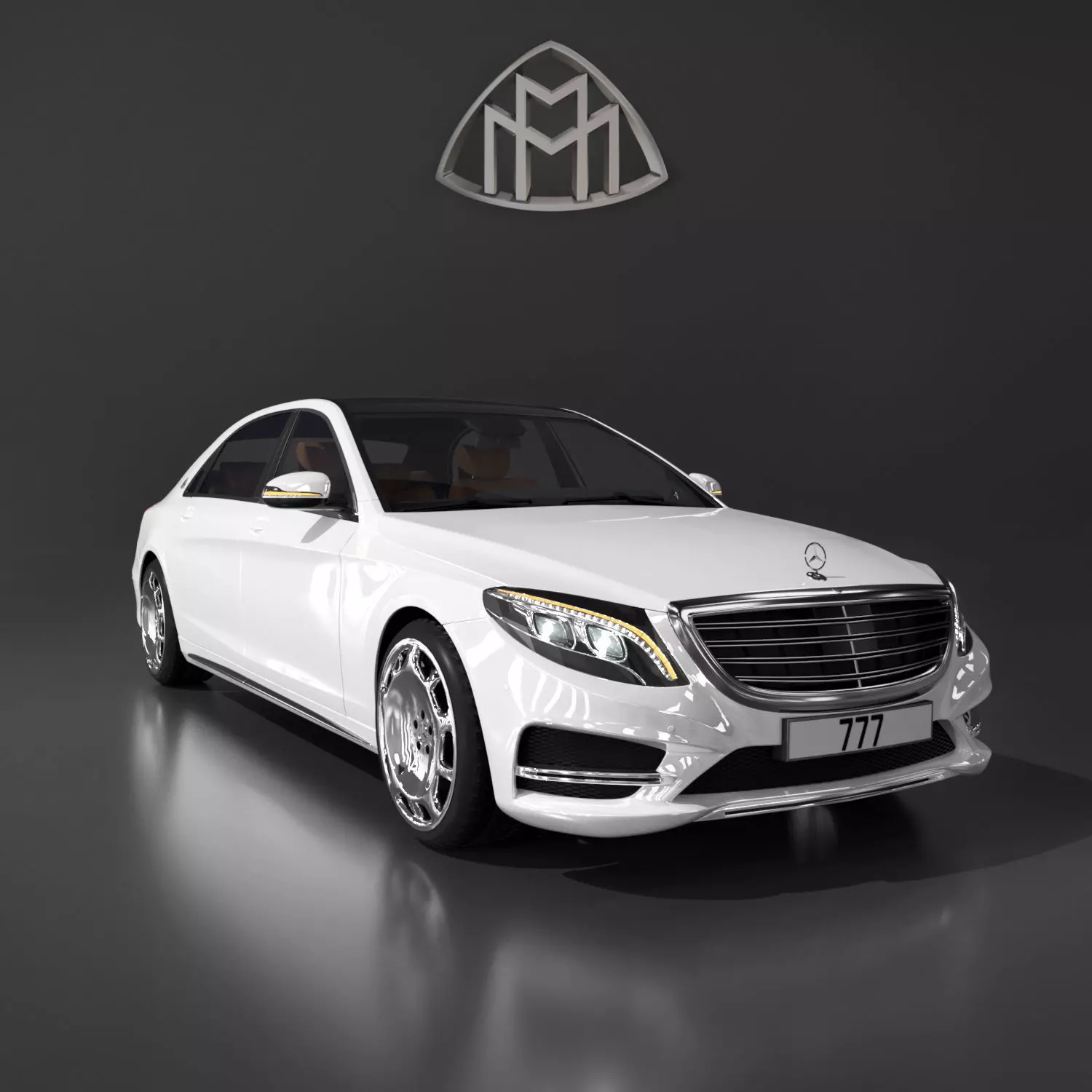 Mercedes Maybach 3D model_0