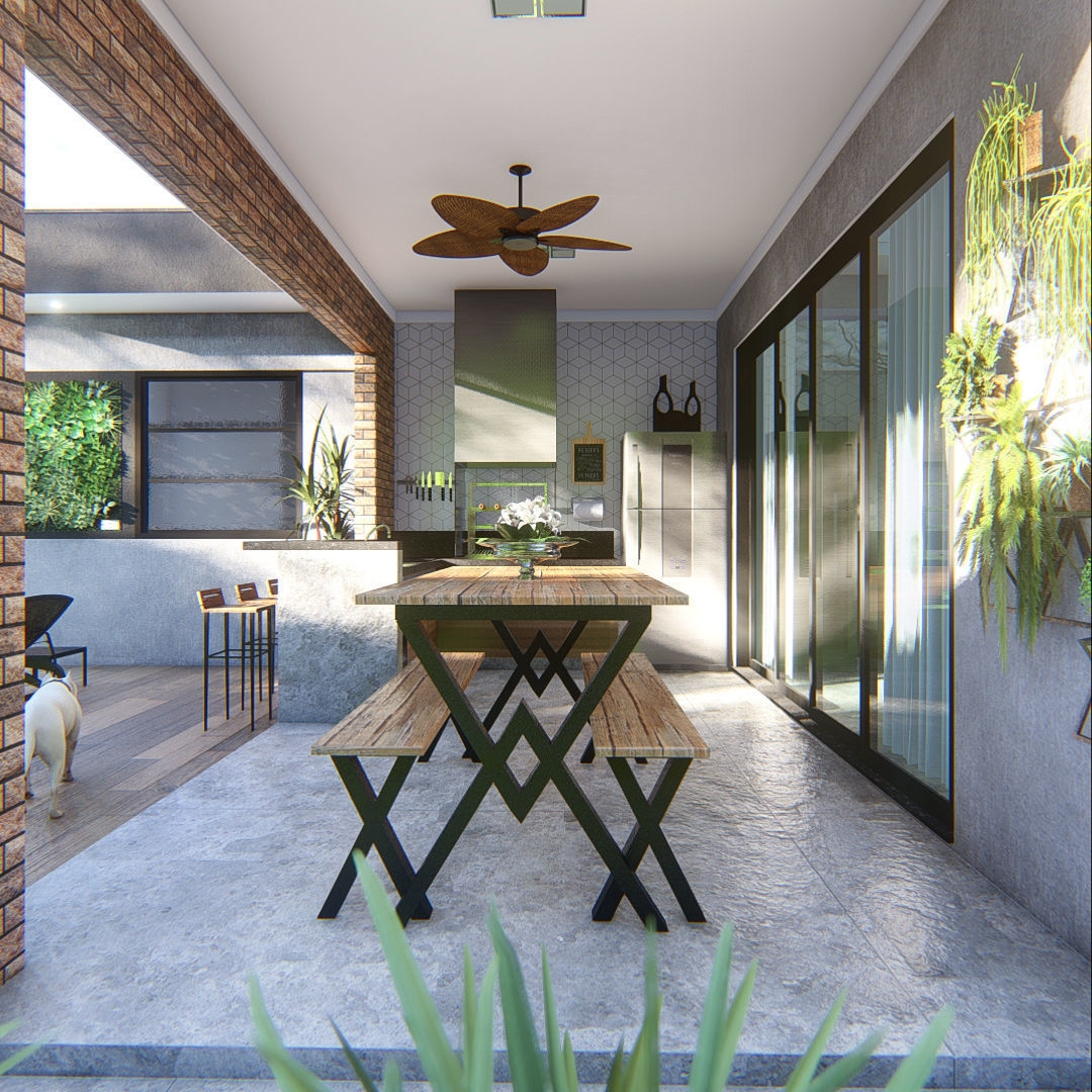 L01QR - Industrial House - Skp 13 e Lumion 10 3D model_5