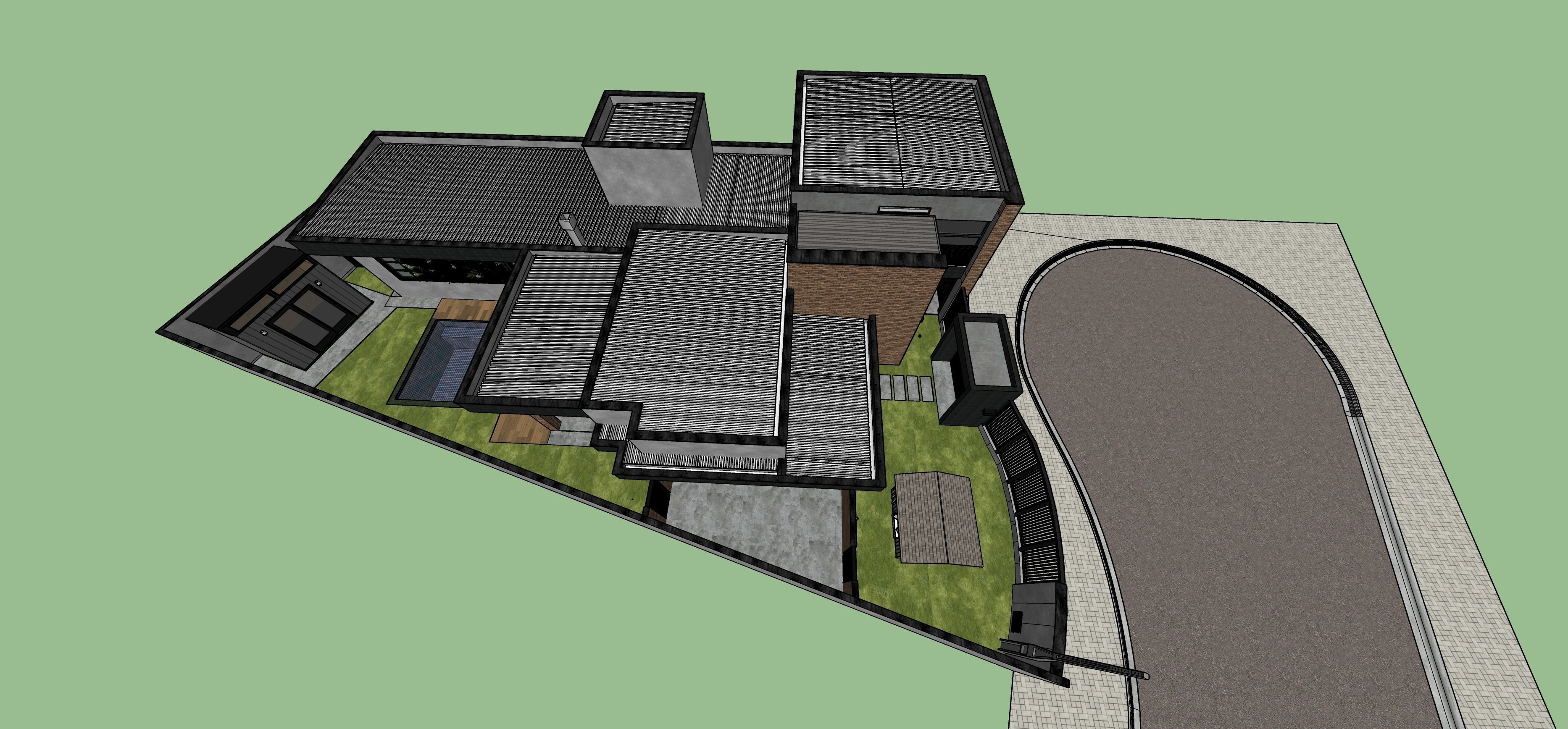 L01QR - Industrial House - Skp 13 e Lumion 10 3D model_3