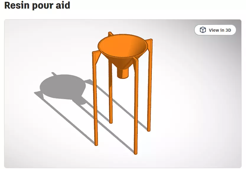Resin pour aid Free 3D print model_0