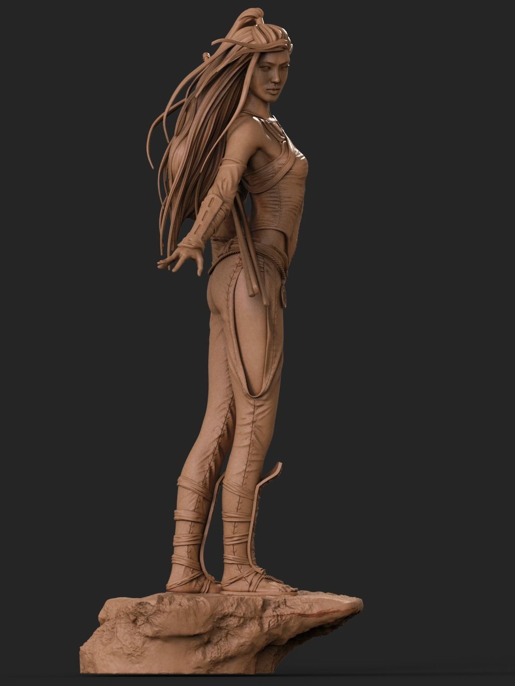 Asian Warrior - Luis Royo 3D Print 3D print model_6