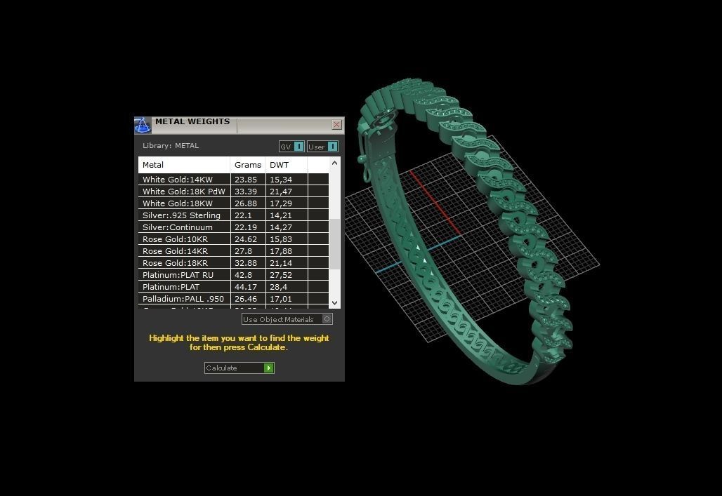Stackable Bangle Diamond Bracelet 2669 3D print model_13