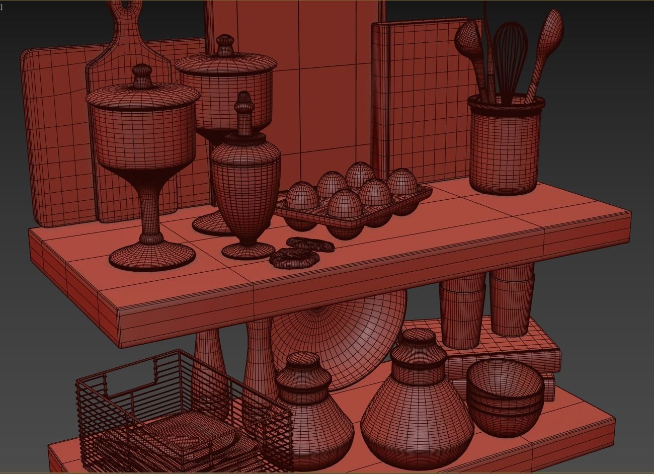 kitchen accessories VOL 101 3D model_5
