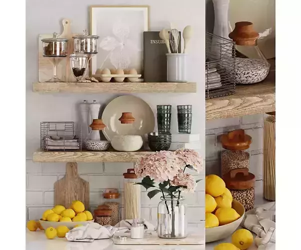 kitchen accessories VOL 101 3D model