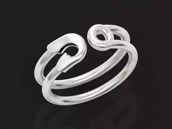 pin ring without stones 2685