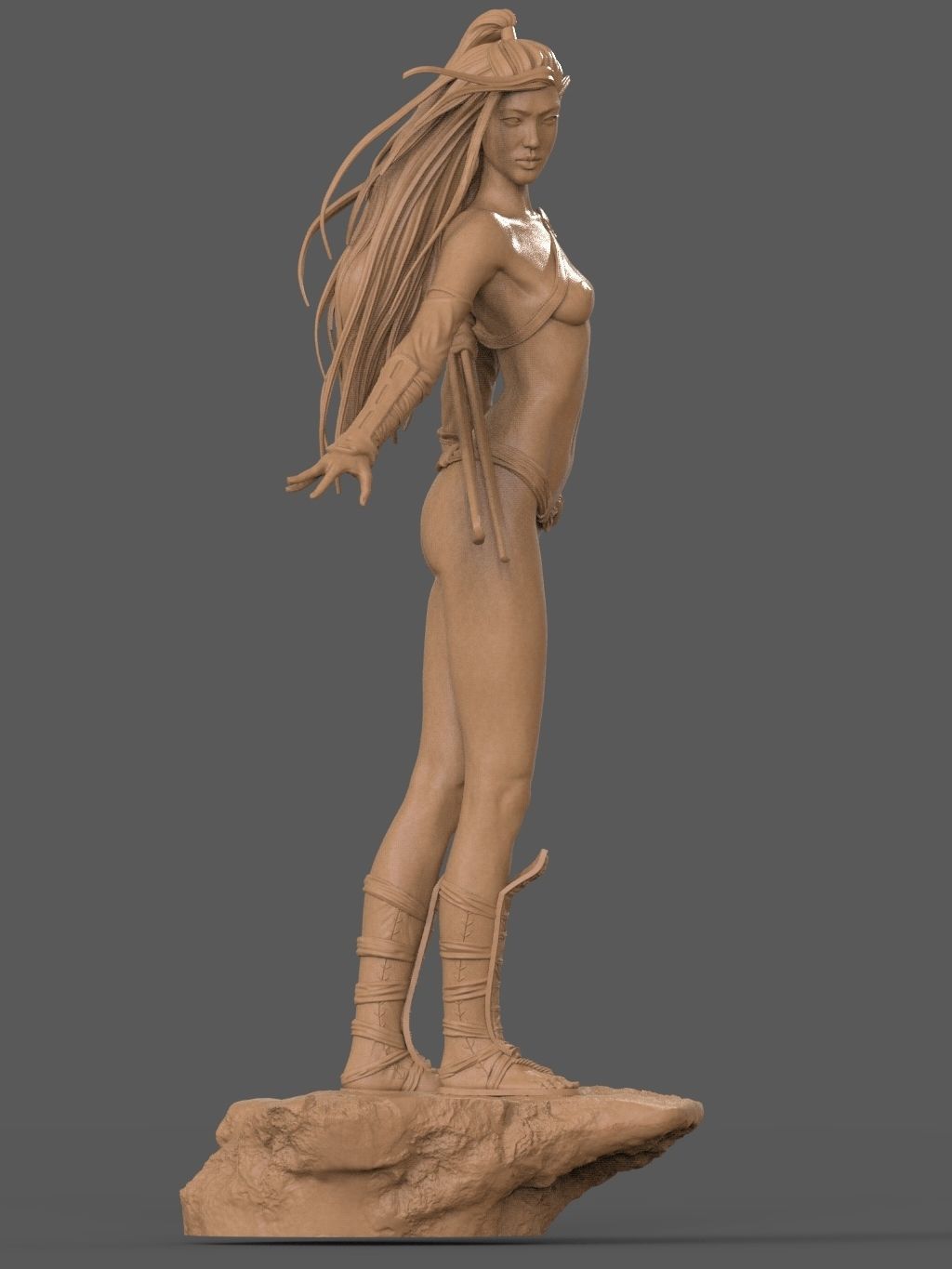 Asian Warrior NSFW - 3D Print 3D print model_5