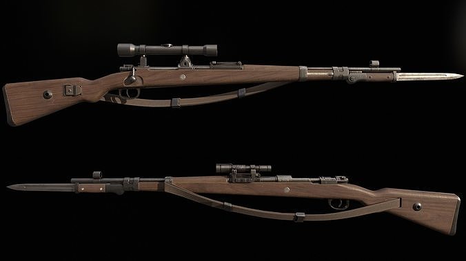Kar98k free VR / AR / low-poly 3D model | CGTrader