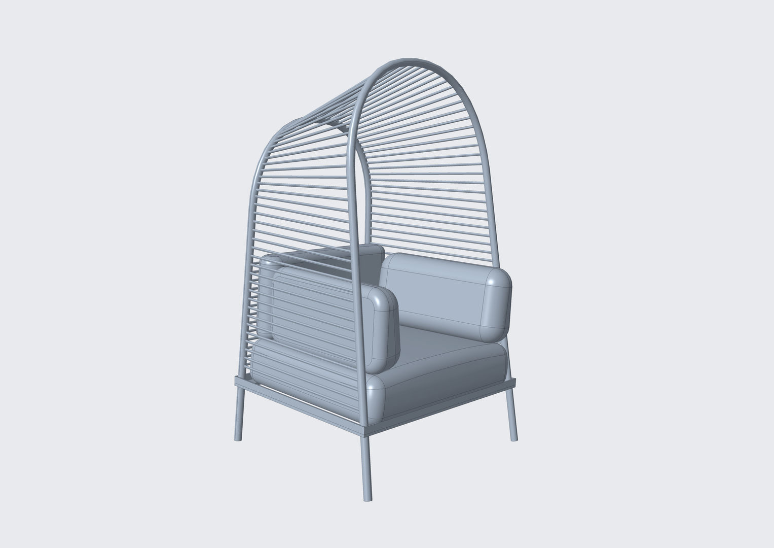 Felix chair by Christian Vivanco 3D model_6