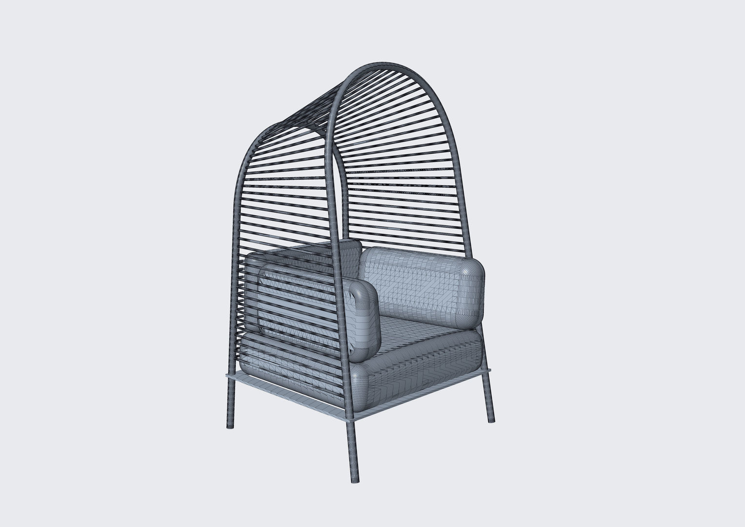 Felix chair by Christian Vivanco 3D model_8