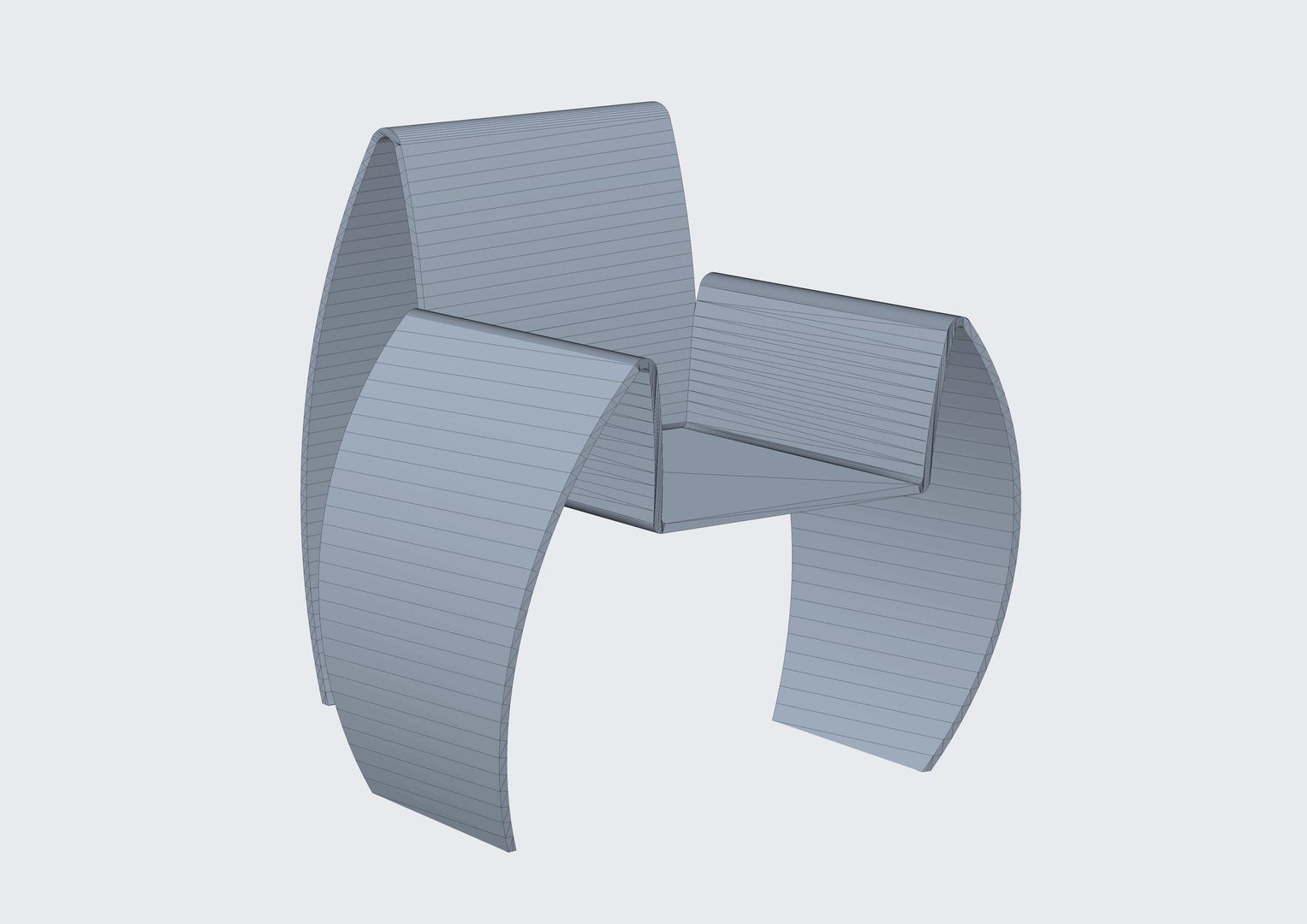 Spider chair by Philippe Stark 3D model_8