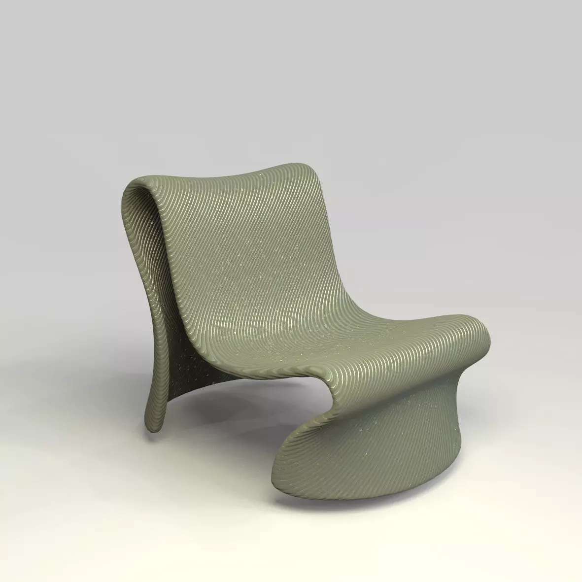 Fold Lounge chair by Velichko Velikov 3D model