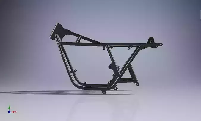 CB-750 Frame  3D model